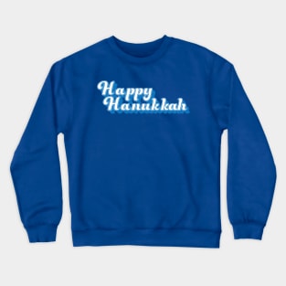 Vintage Happy Hanukkah T-Shirt Crewneck Sweatshirt
